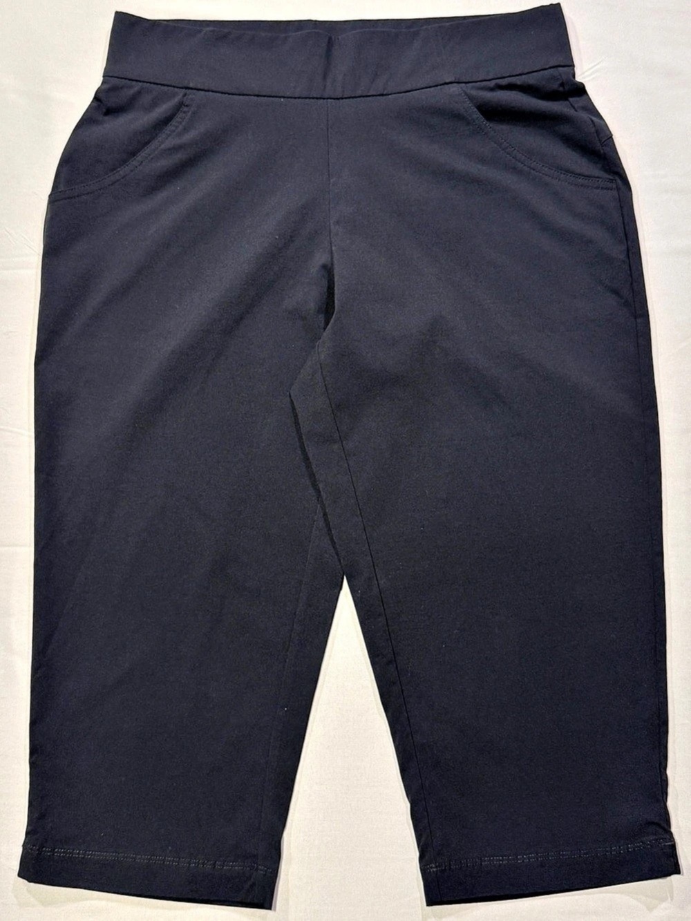 Columbia Women’s Medium Nylon Stretch Capri Pants Black Outdoor Hiking